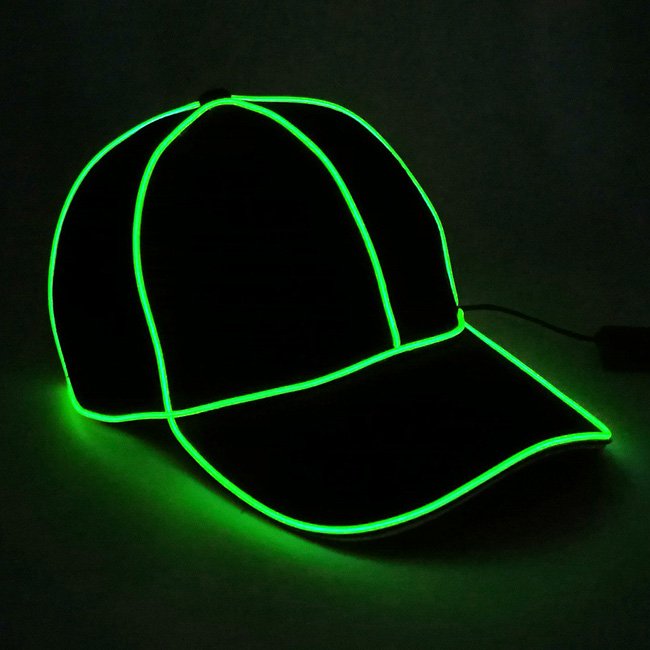 New Products Custom EL Wire Led Hat EL Wire Baseball Hat