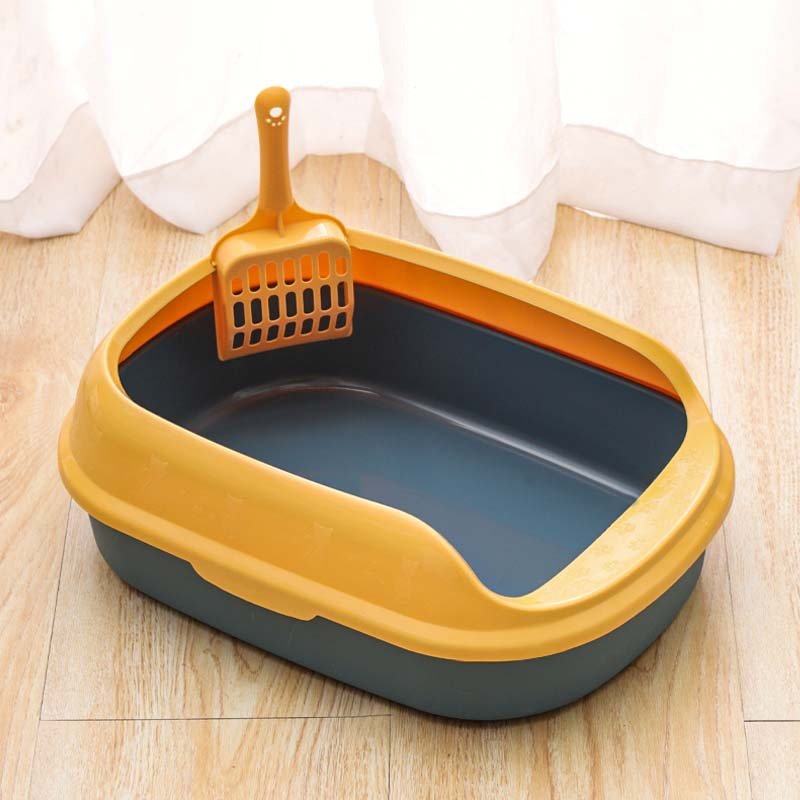 New desgin els pet cat litter box Training Cleaning Cat Toilet Cat Litter Box Toilet pet litter box