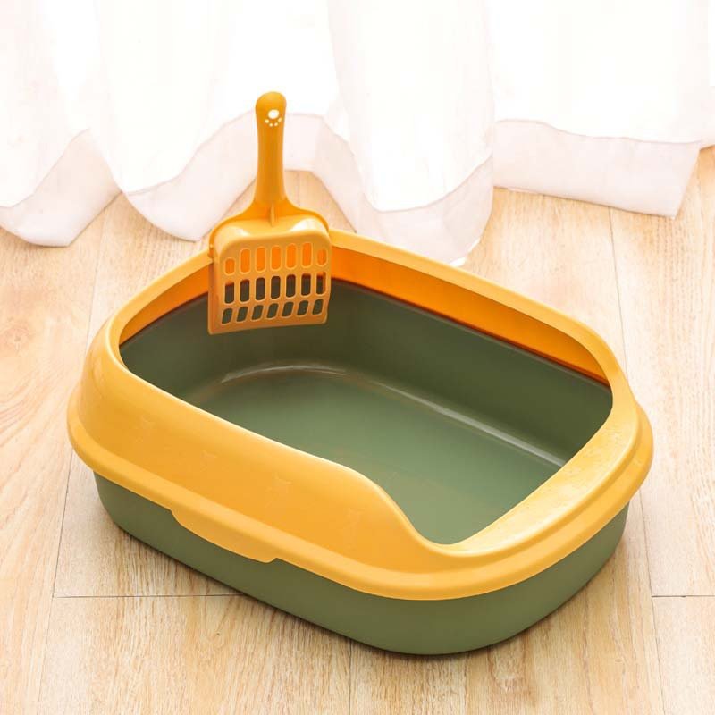 New desgin els pet cat litter box Training Cleaning Cat Toilet Cat Litter Box Toilet pet litter box