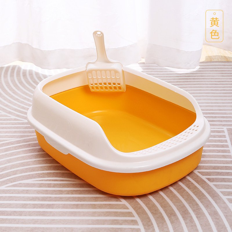 New desgin els pet cat litter box Training Cleaning Cat Toilet Cat Litter Box Toilet pet litter box