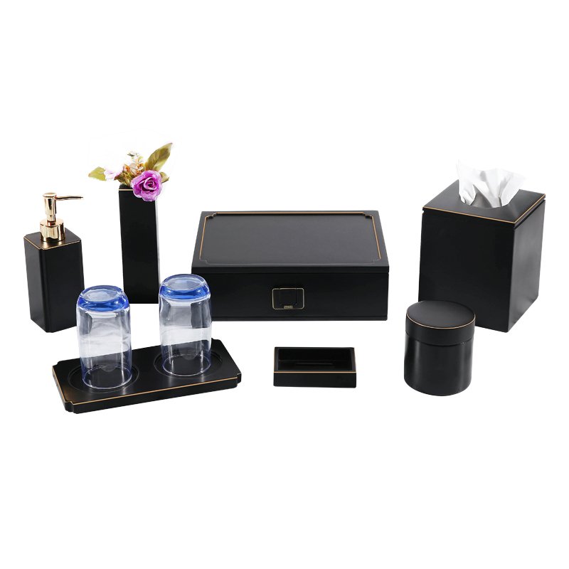 new luxury hotel 6 4piece bathroom sets washroom kitchen house decor bath resin spa toilet sets bathroom accessories set