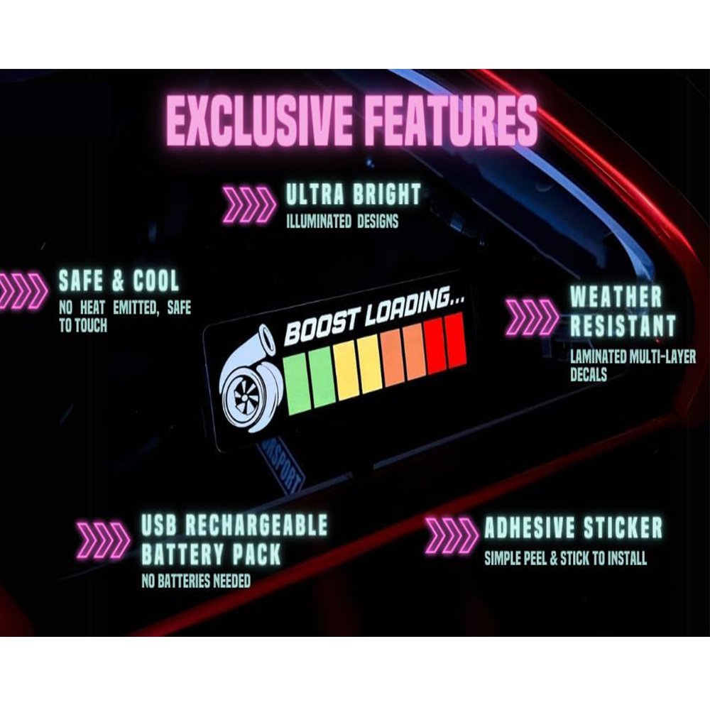 Newest Glowing car sign Wanted LED EL Car Electric Sticker Led Blank LED Logo for DIY Wholesale for EL Products