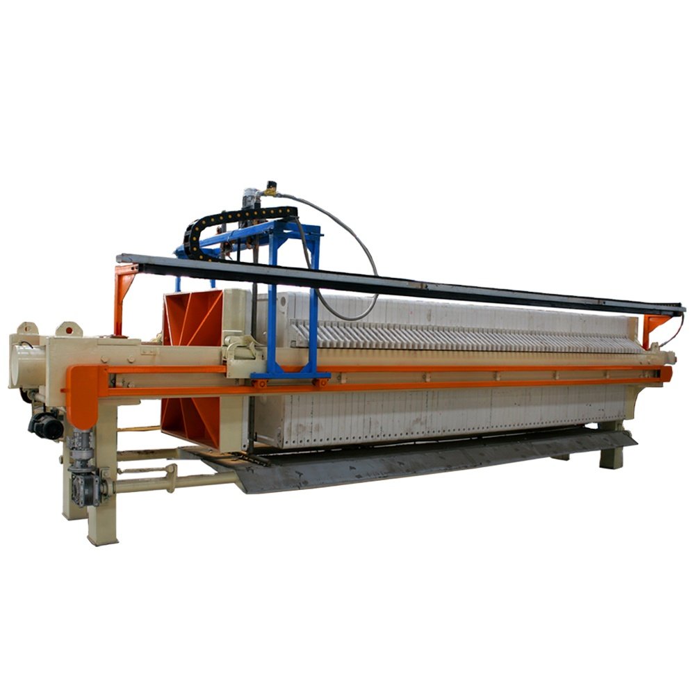 Tratamiento Prensa De Filtro PP Menos De 40 Mm Tipo De Viga En Voladizo Industria De Grado Alimenticio Puro Standard 1600