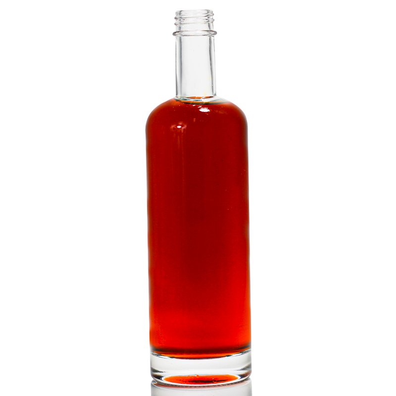 Factory price Warehouse 500ml 700ml 750ml Botella De Vidrio Para El Vodka Tequila Whisky Glass Bottles with Cork caps