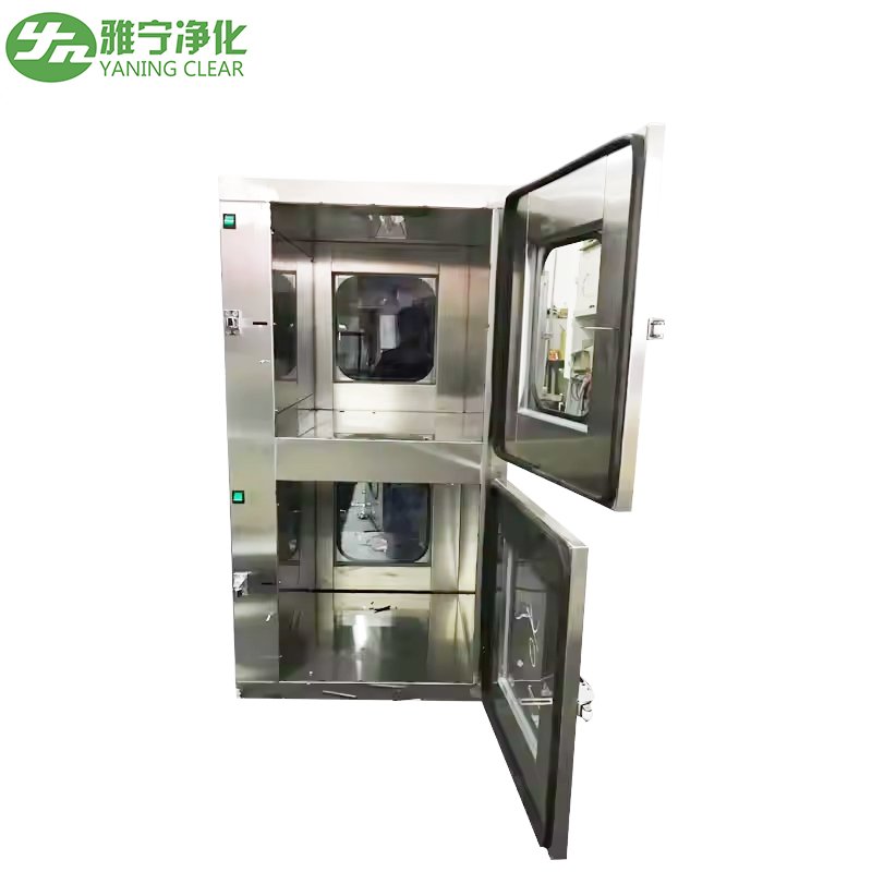 el Pass Box Static Type Electrical Interlock Clean Room Pass Through Box For use in laboratories or hospital operating rooms