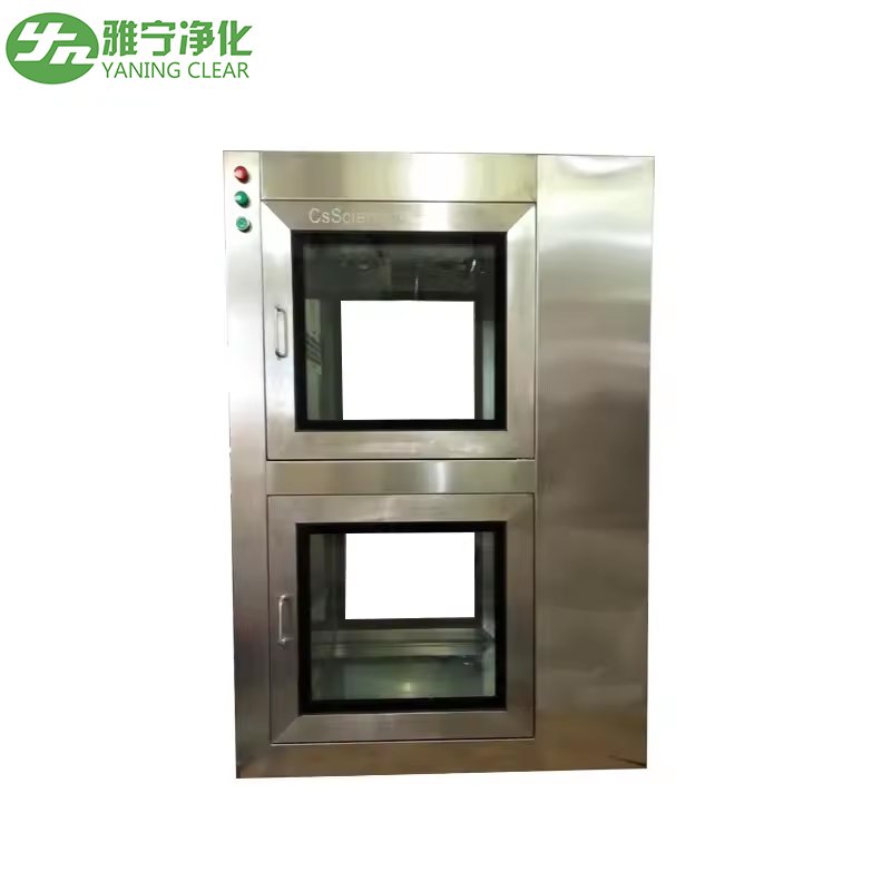 el Pass Box Static Type Electrical Interlock Clean Room Pass Through Box For use in laboratories or hospital operating rooms