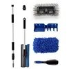 2023 New Design 5 in 1 Car Wash Glass Cleaner Brush kit Adjustable Telescoping Long Handle Car Cleaning Tools products