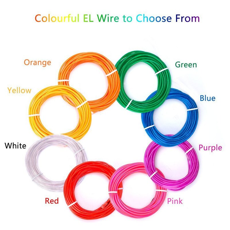 1m 3m 5m flexible neon lights EL luminescent cables waterproof party DIY atmosphere decorative light led strip with usb