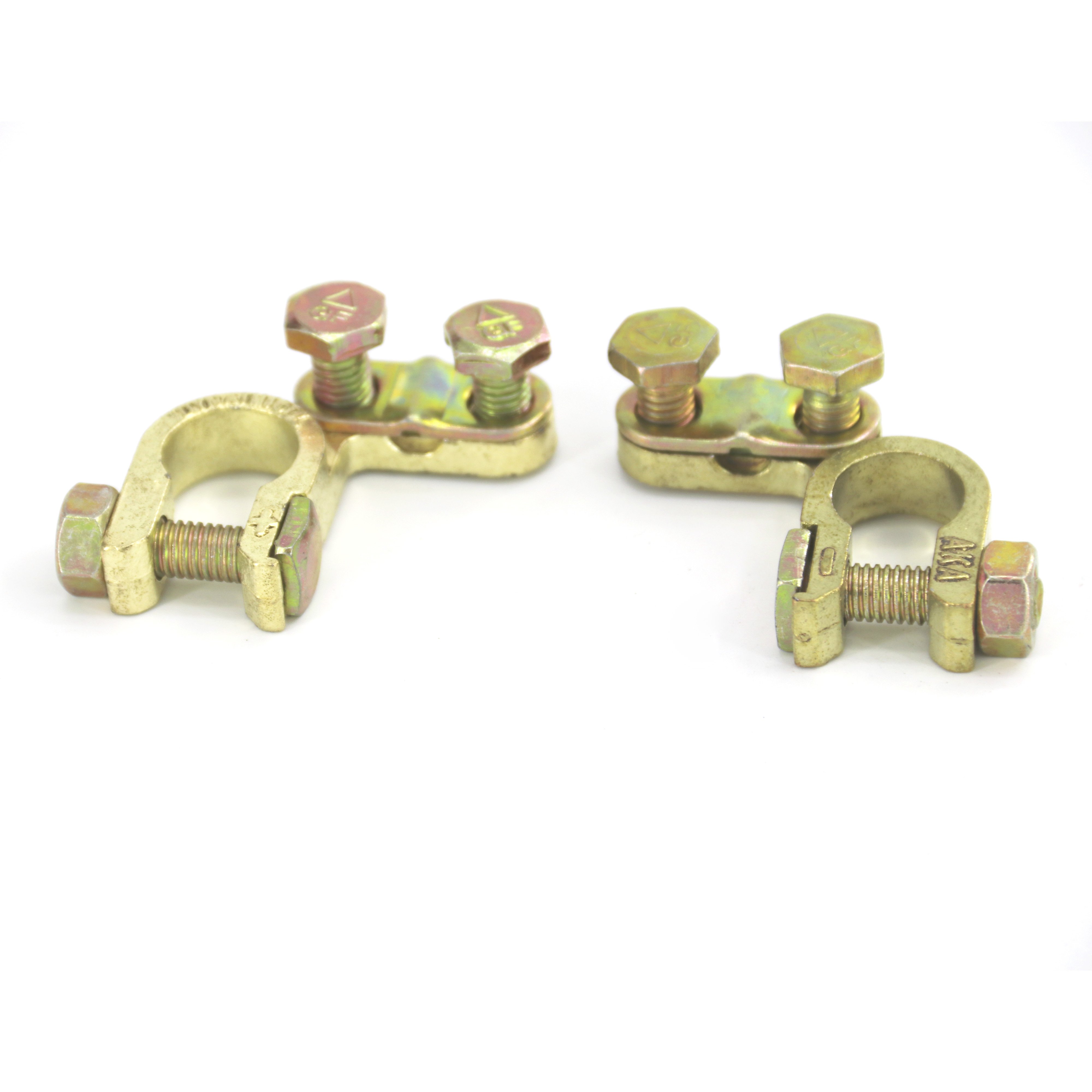 High Quality Lead Automotive Thickened Copper Battery Terminal Electrical Brass Terminal Connector Car Audio Battery Terminal