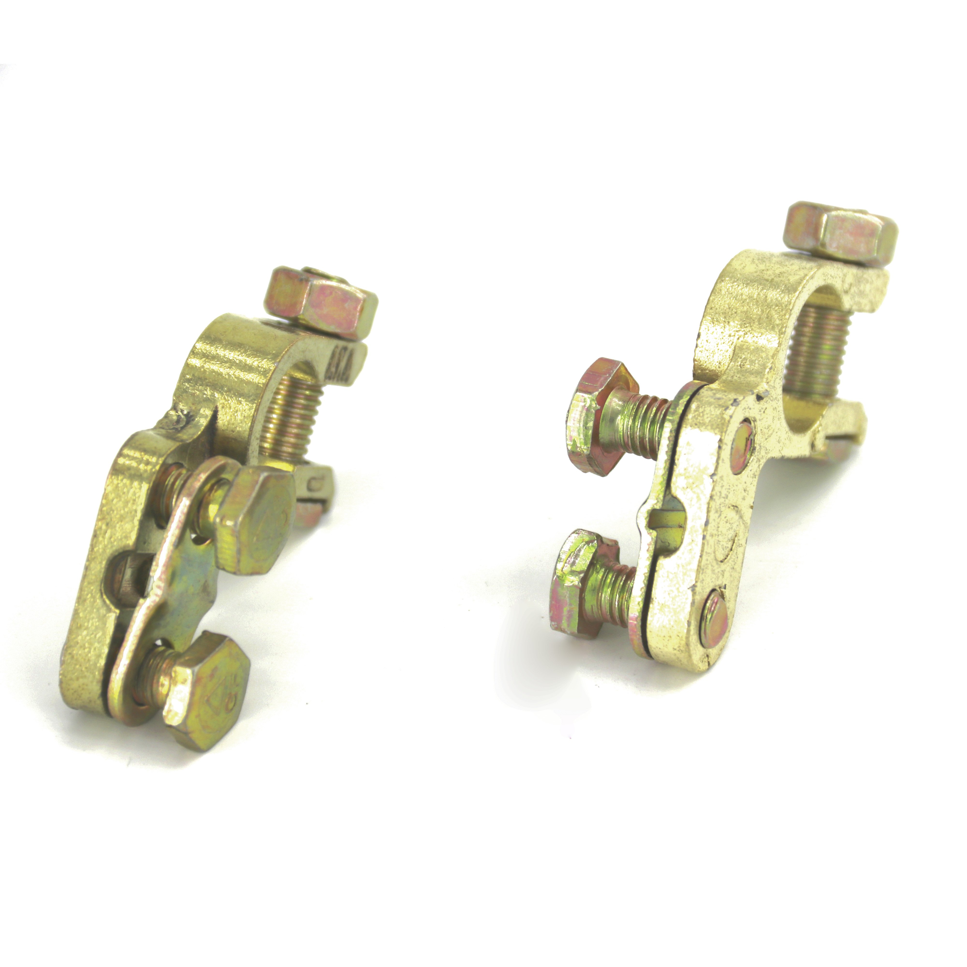 High Quality Lead Automotive Thickened Copper Battery Terminal Electrical Brass Terminal Connector Car Audio Battery Terminal