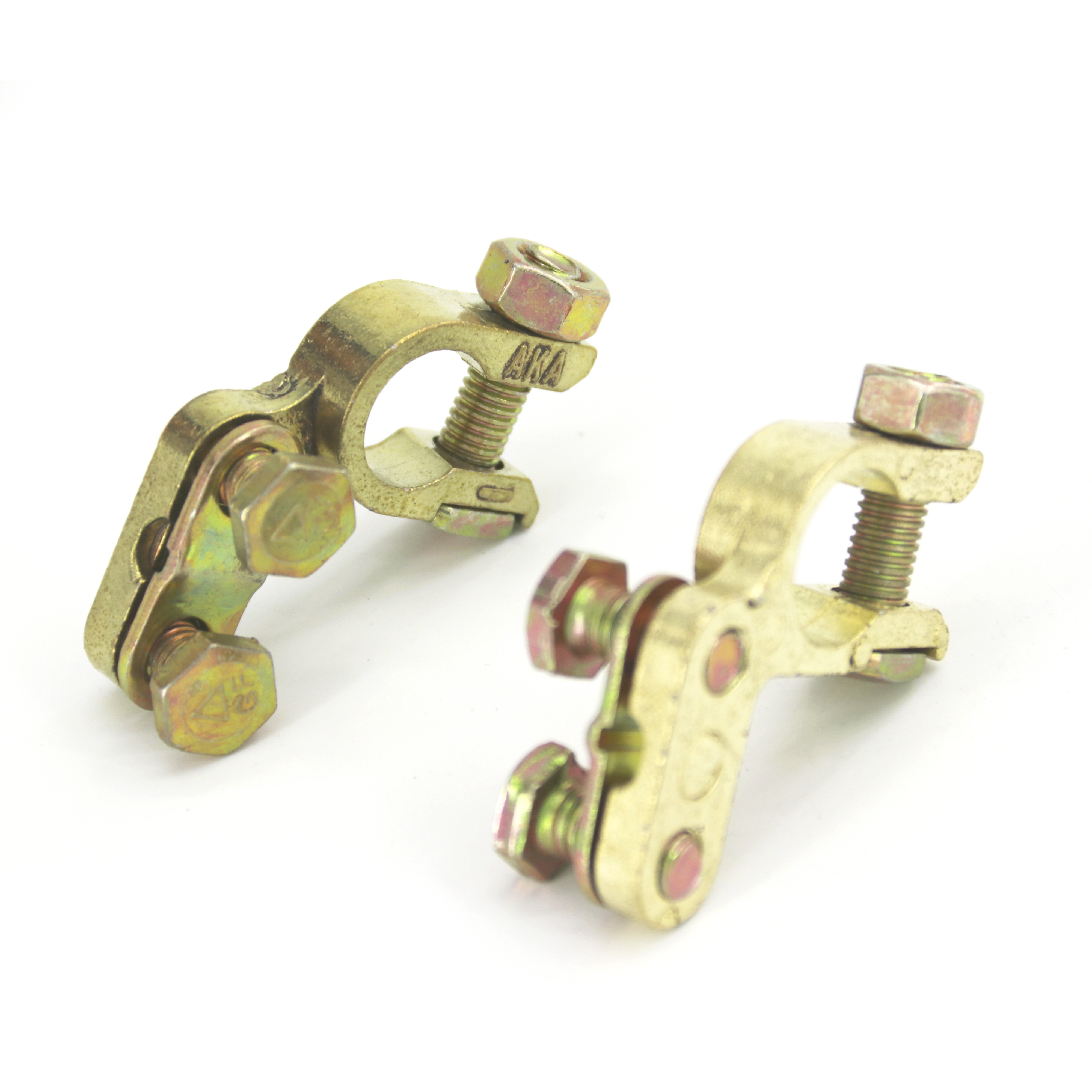 High Quality Lead Automotive Thickened Copper Battery Terminal Electrical Brass Terminal Connector Car Audio Battery Terminal