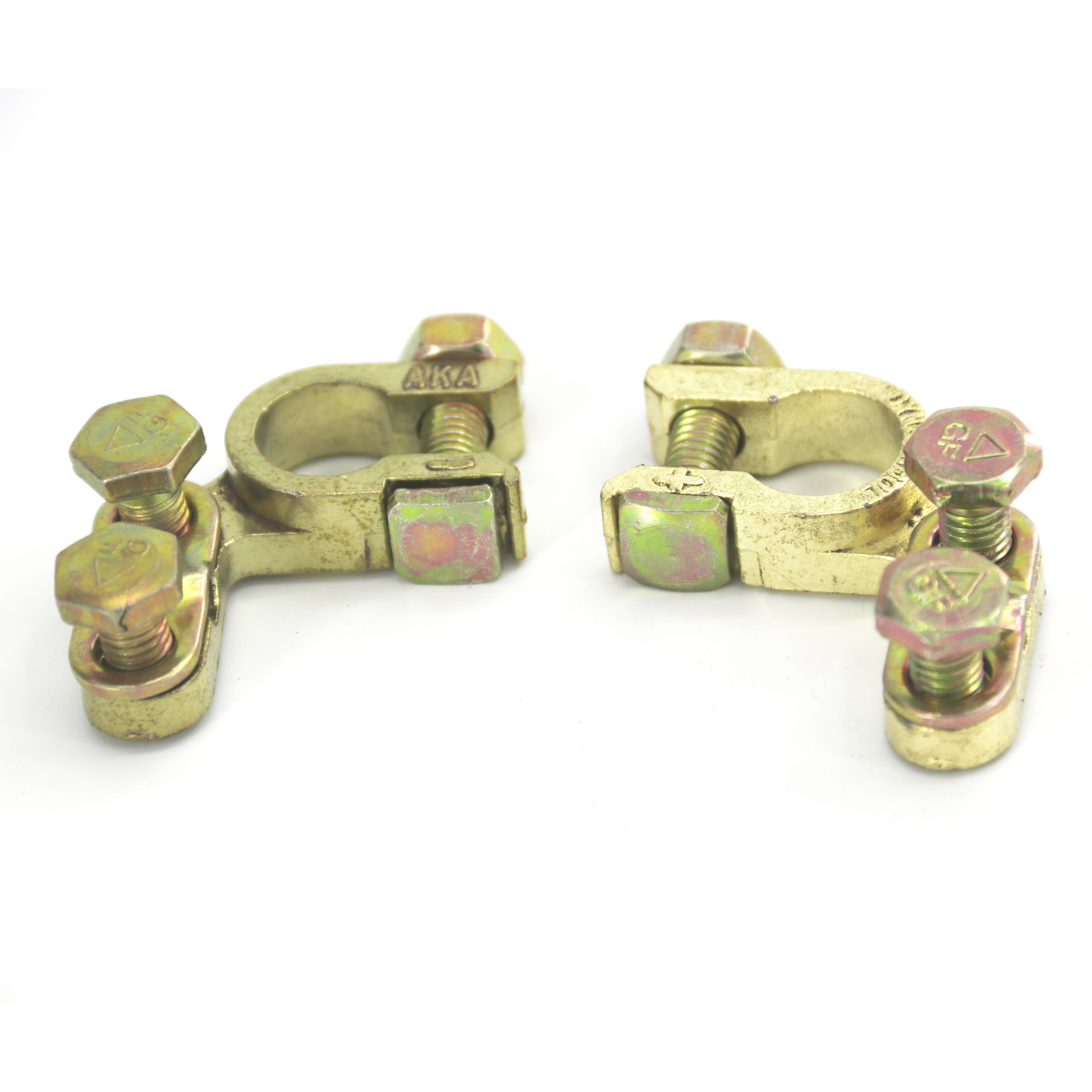 High Quality Lead Automotive Thickened Copper Battery Terminal Electrical Brass Terminal Connector Car Audio Battery Terminal