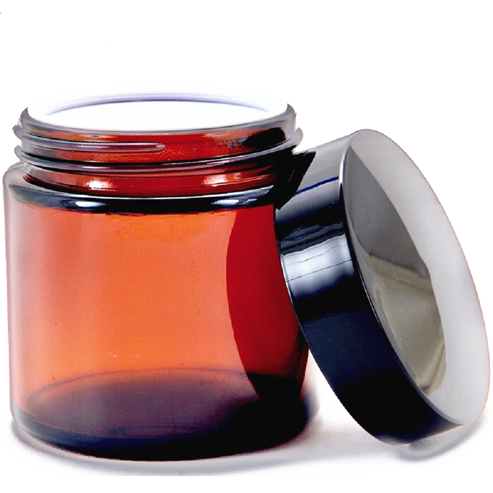Wholesale 8oz 10oz 12oz candle glass jars in amber color