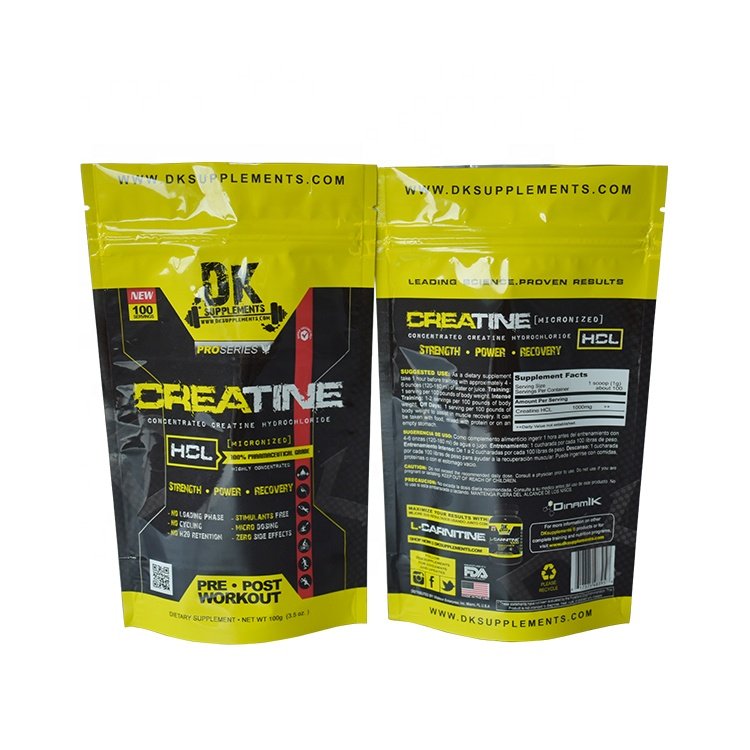 10kg Rice Packing Biodegradable Products Whey Protein Package Stand Up Plastic Pouch