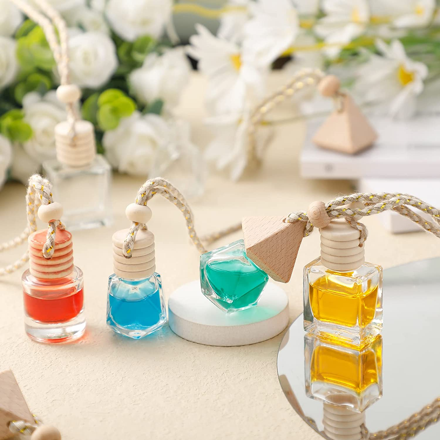 organic wooden car freshener car interior air freshener car hanging air freshener for home fragrance