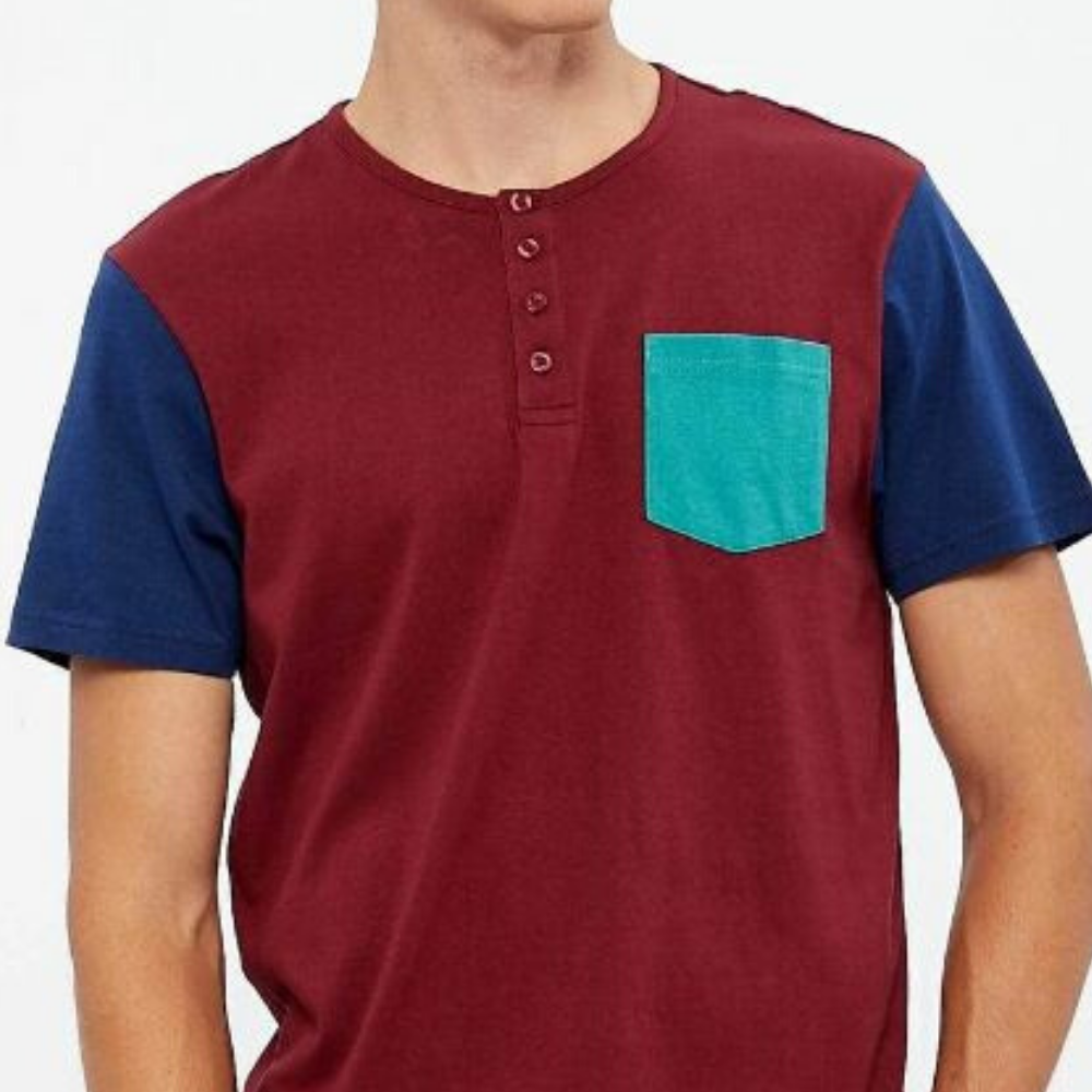 Best Selling Products Wholesale Men Cotton Custom Made T Shirt With Contrast Pocket