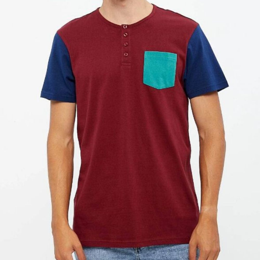 Best Selling Products Wholesale Men Cotton Custom Made T Shirt With Contrast Pocket