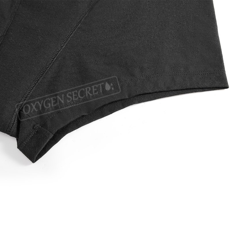 OXYGEN SECRET Calsones Menstruales Physiological Menstrual 4 Layers Boy Shorts Lace Leak Proof Underpants For Menstruation Women