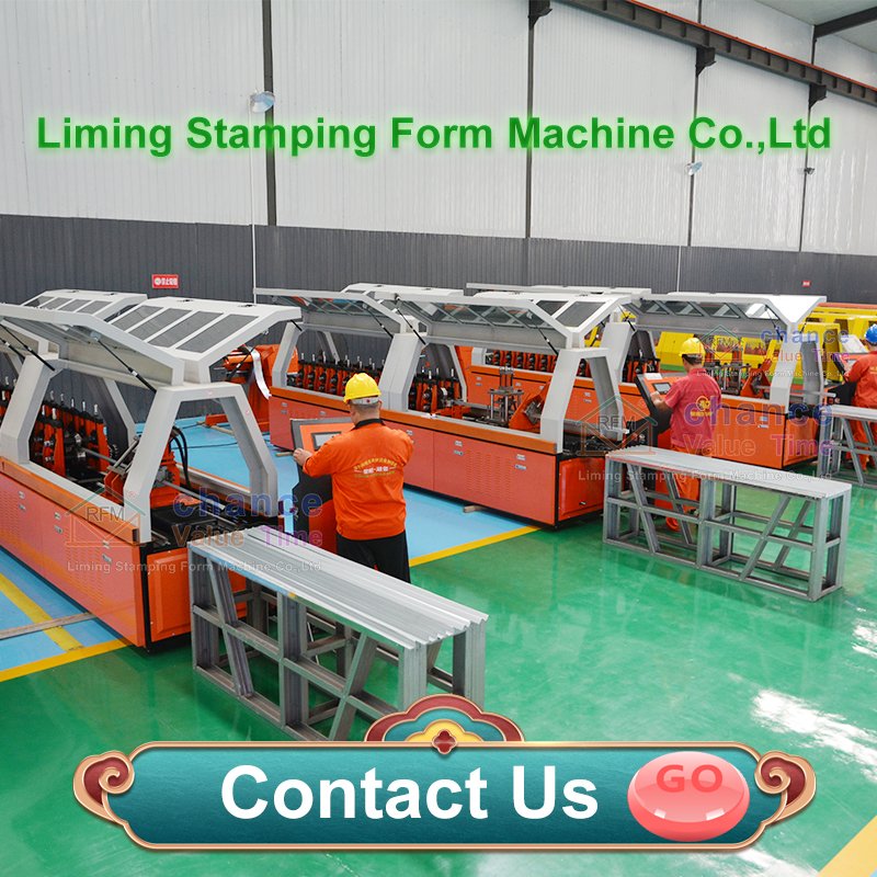 Fully automatic punching electrical cabinet frame forming machine supplier