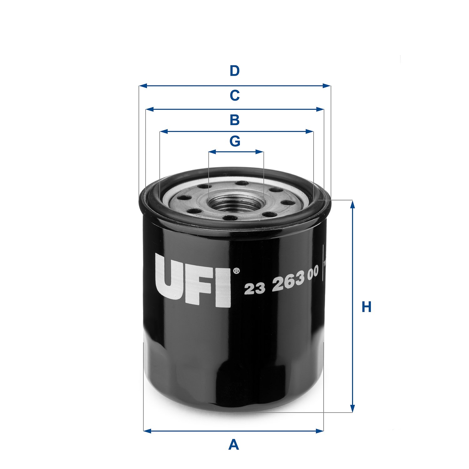 Top-Notch Protection with UFI Oil Filtration - Maximum Engine Defense for a Superior Drive 23.263.00 - Confidence in Every Mile