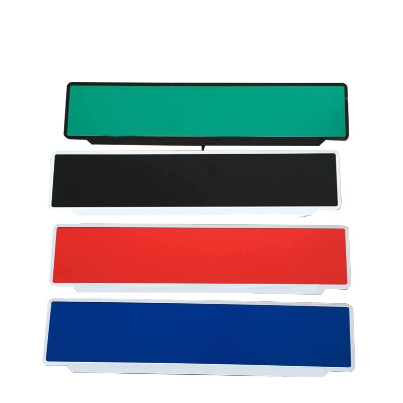 Custom Embossed Blank Sublimation Reflective Car Aluminum License Plate