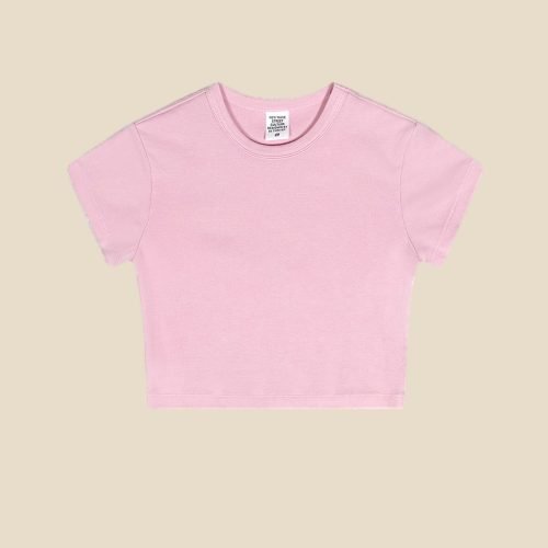 Organic Cotton New Arrival Vest European and American Style Short Sleeveless Women Crop Tank