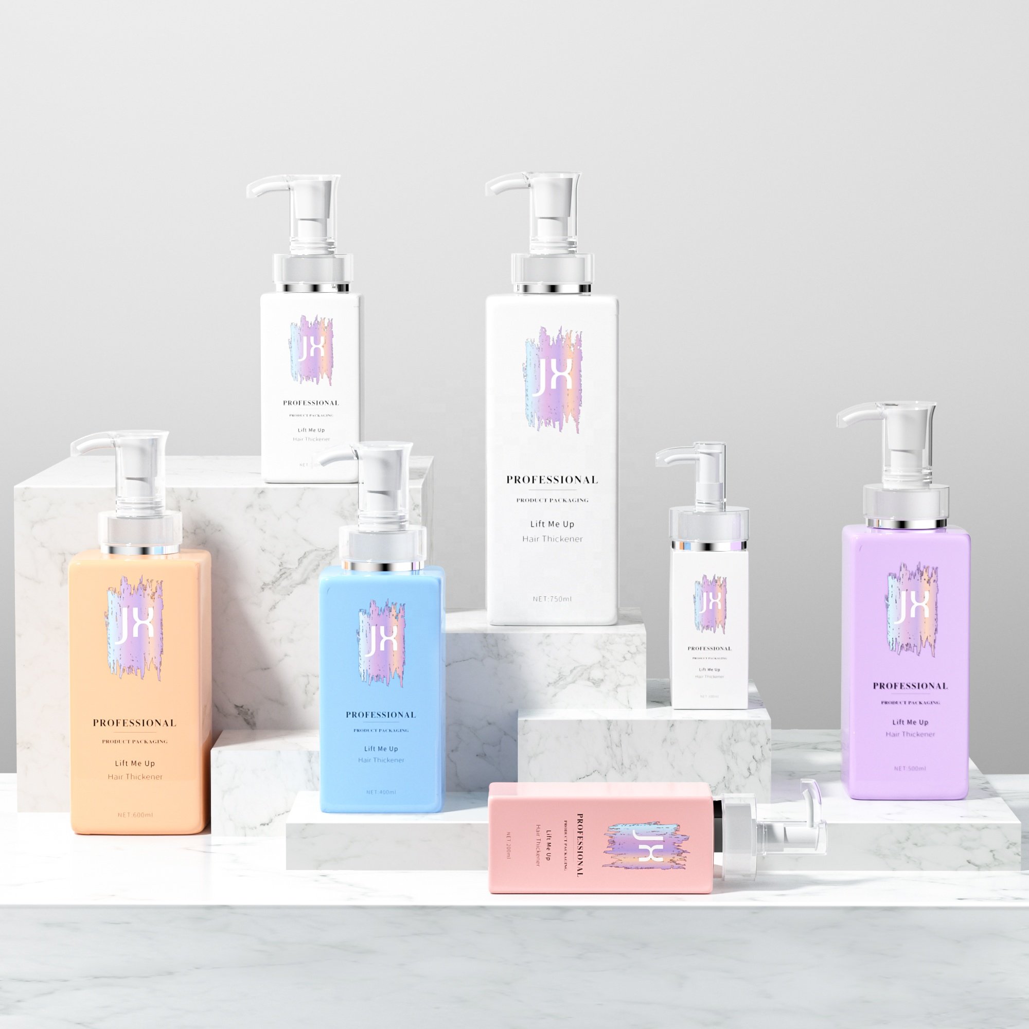 50g 200ml 300ml 500ml empty lotion tube hair product bottles and jars body lotion bottle cosmetic set packaging