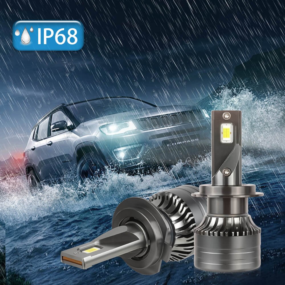 Factory High Power 6000LM 60W H4 H1 H7 9005 9006 Auto Car Led Light Motorcycle Bulb H4 Led Headlights