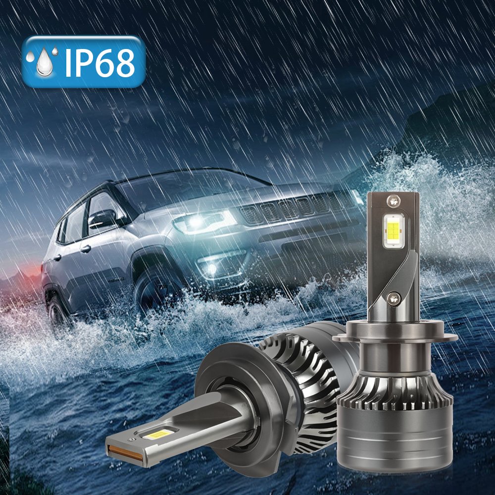 Factory High Power 6000LM 60W H4 H1 H7 9005 9006 Auto Car Led Light Motorcycle Bulb H4 Led Headlights