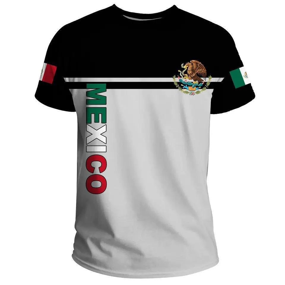 Hot Trending 2024 Fans Cheering Products Mexican T-shirts Mexico Clothing Flag Shirt For Sports Men