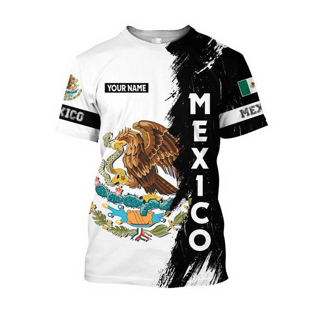 Hot Trending 2024 Fans Cheering Products Mexican T-shirts Mexico Clothing Flag Shirt For Sports Men