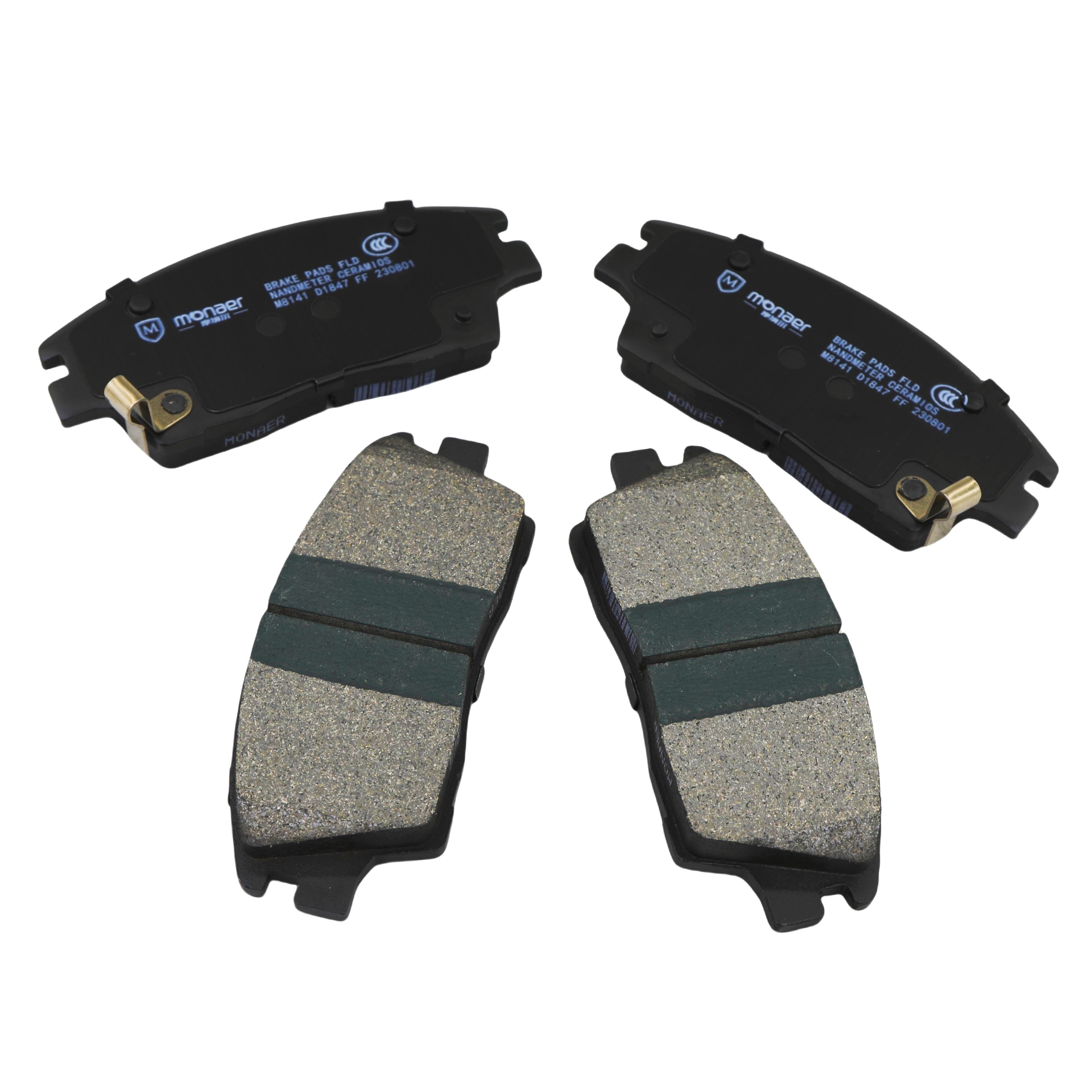 Monaer Brake Pads D1847 Ceramic Front Disc Brake Pad for Hyundai