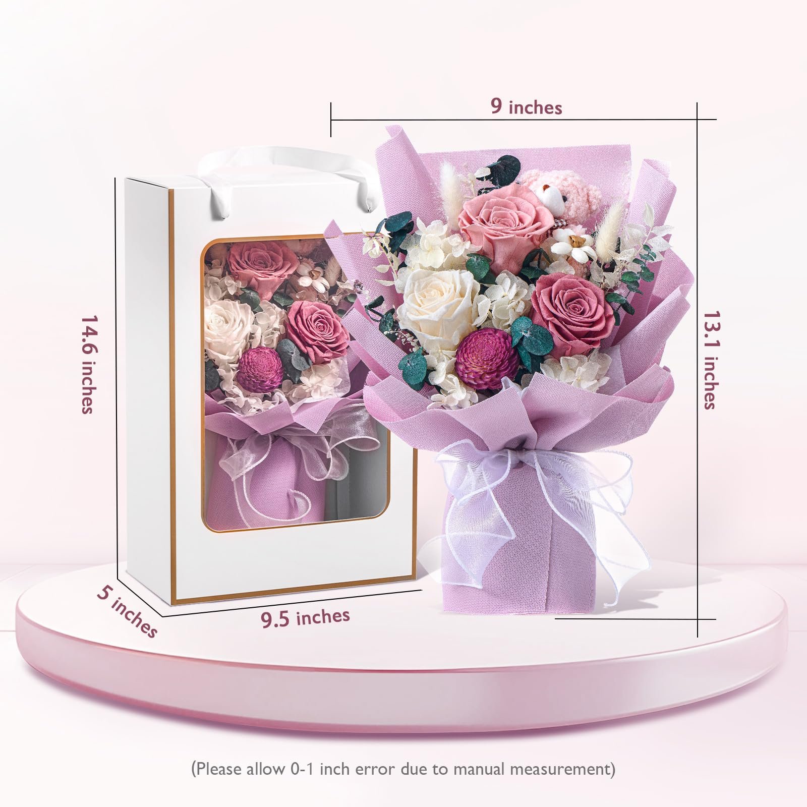 Hot Items 2024 New Years Products Valentines Day Gift New Arrival Preserved Flowers Arrangements