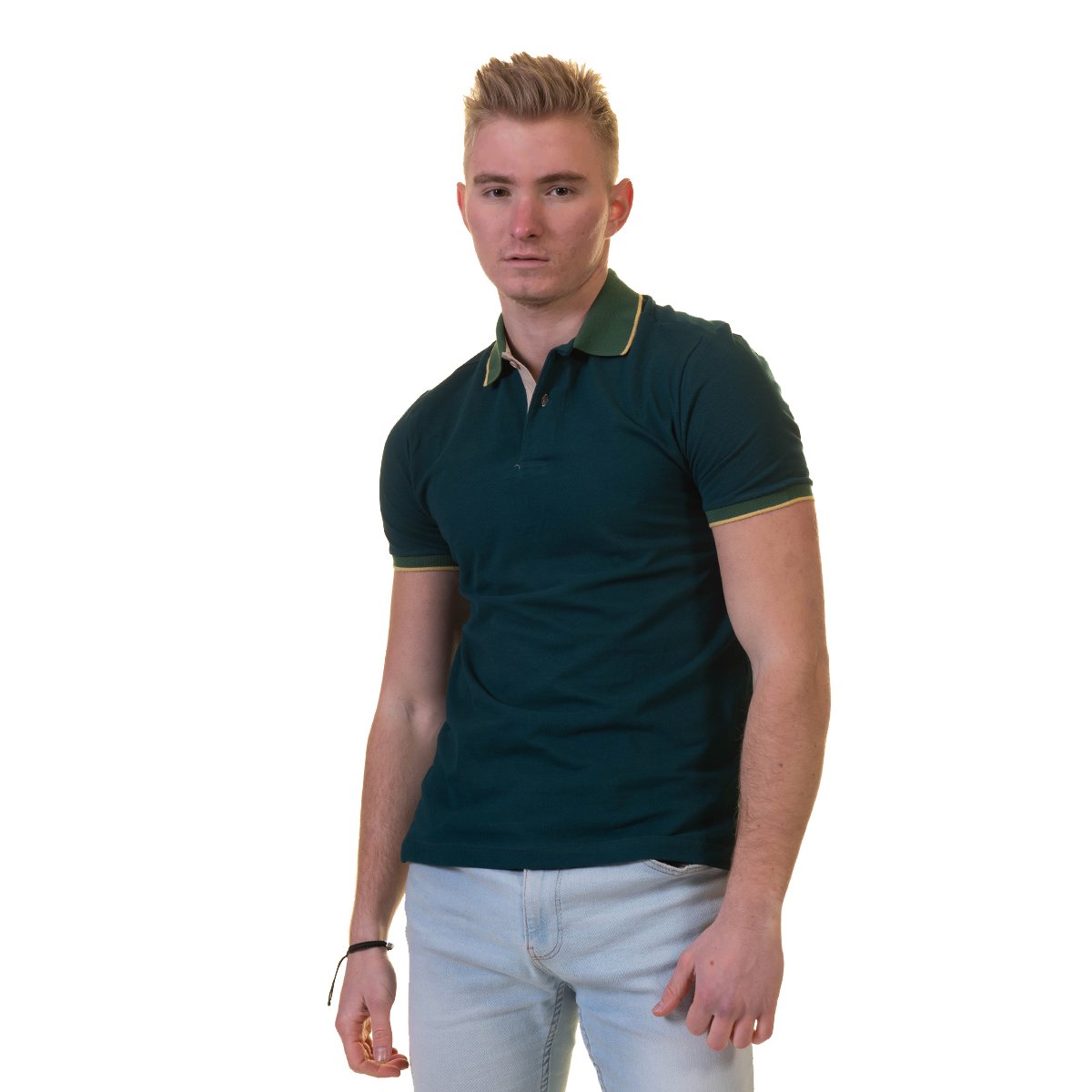 New product unique spring/summer polo t-shirt short sleeve sweater man
