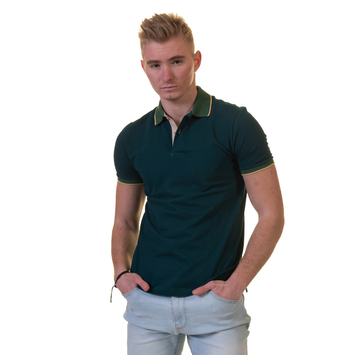 New product unique spring/summer polo t-shirt short sleeve sweater man