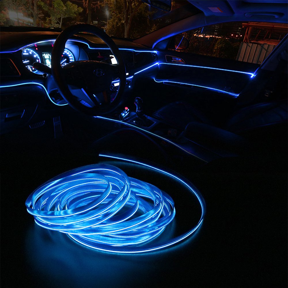USB 5m Car Light Ambience Lamp Line Led Rgb Neon Interior Atmosphere Cold Light Strip led lighting kit