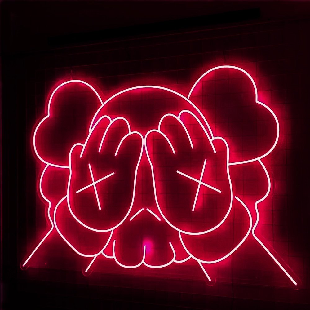 Most Fashion Design LED Cartoon Bear Neon Sign Panel Custom Led Light Neon Sign Teddy Bear Neon Sign Boards