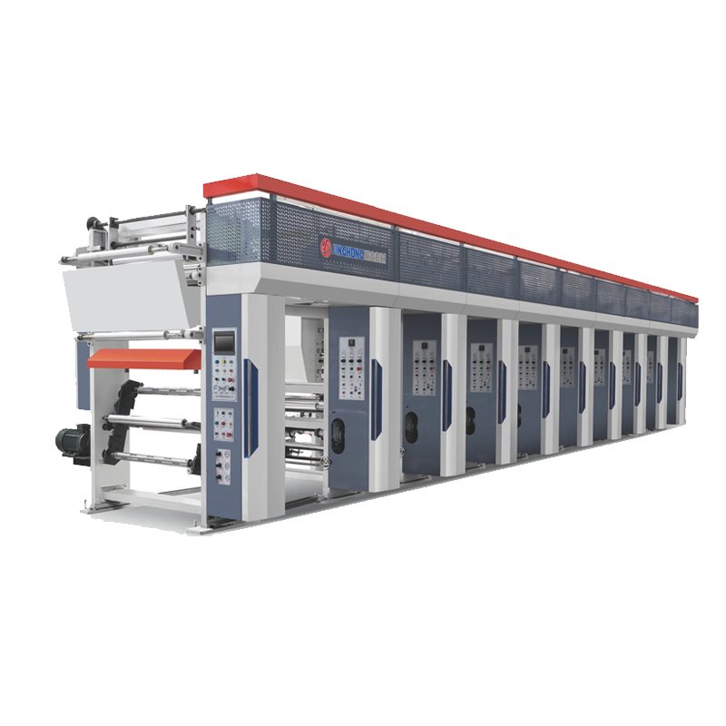 ELS 6 Color BOPP Film Water Transfer Rotogravure Printing Machine for Paper Plastic Bags