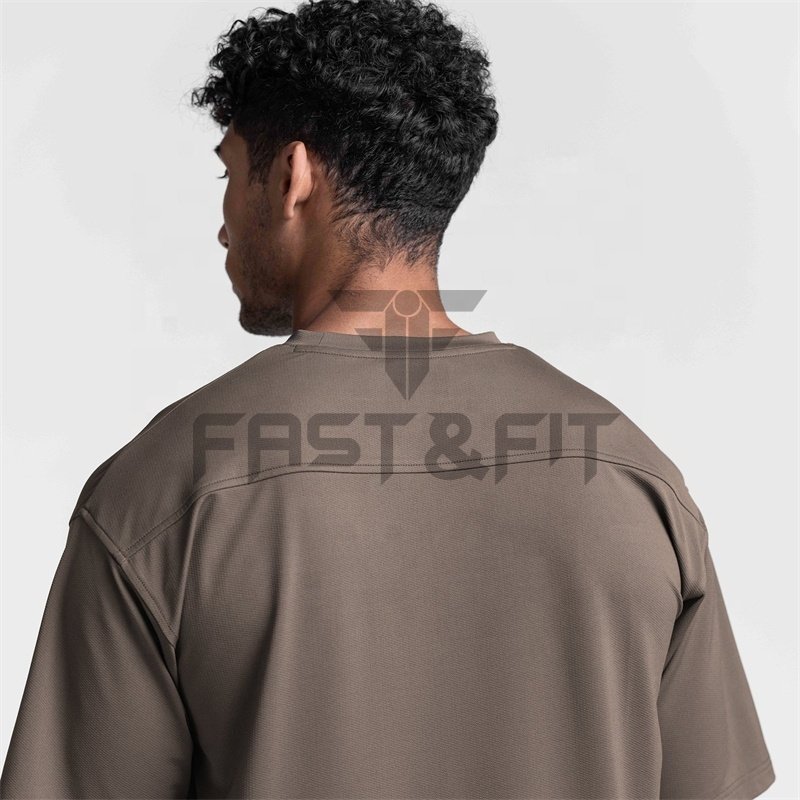 Unisex Custom Logo design luxury quality cotton loose fit little drop shoulder brand blank oversized t shirt Hot sale product