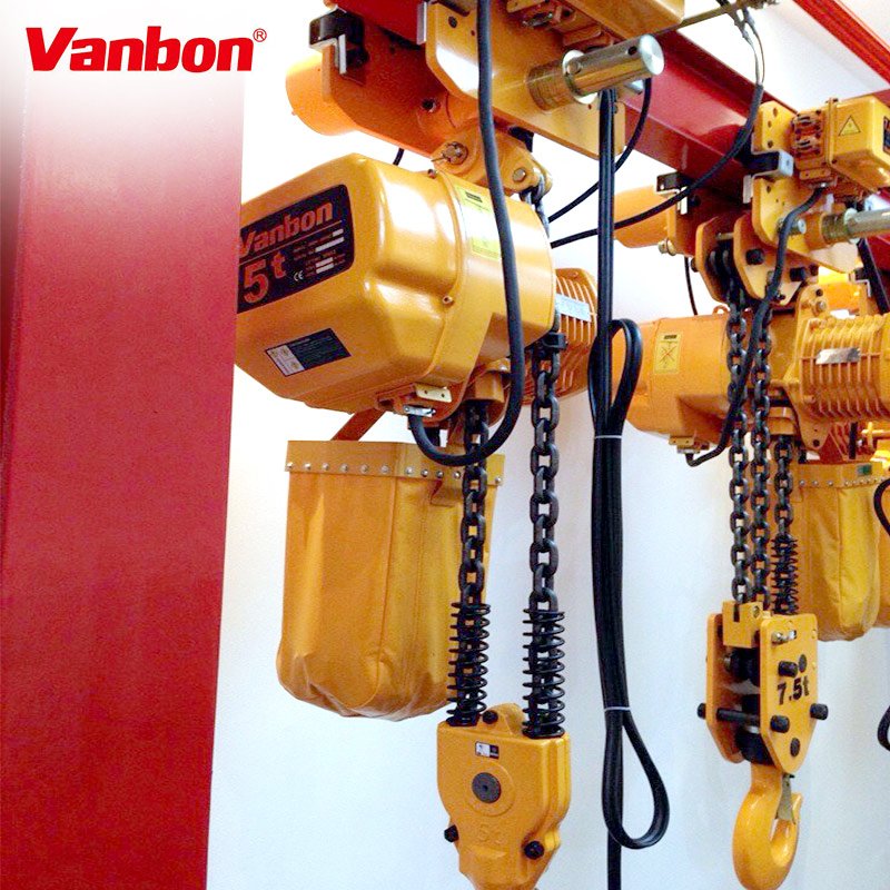 Vanbon wholesale price crane used black bear electric chain hoist 5ton with big discount kinci el elektrikli vin