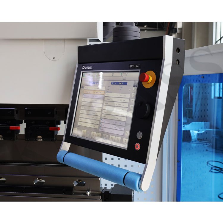 WC67K-100TX3200 Delem DA66T 8 ejes presiona el freno, CNC plegadora hydraulica maquinas plegadora de calaminas, 6 ejes