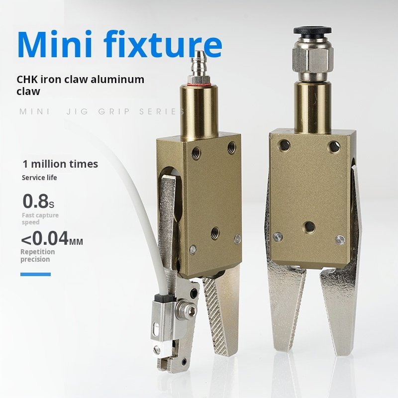 Pneumat Gripper Clamp CHK-EM-12-C/EL/EX-20-C Industrial Single And Double Pneumatic Vacuum Robotic Arm Double Soft Gripper