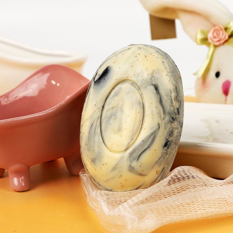 Hot Products Pure Natural Organic Soap Bar Exfoliating Essential Oil Bath Soap Oval Handmade Soap for Adults Use