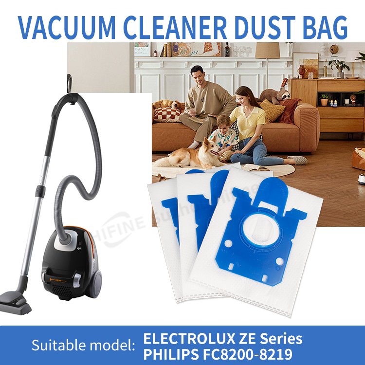 Replacement Vacuum Cleaner Dust Bag EL-08 Compatible with ELEC/TROLUX PHI/LIPS and other products Large Capacity Dust Bag
