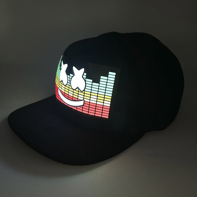 2024 New Products Led Sports Caps EL Panel Cap For Party