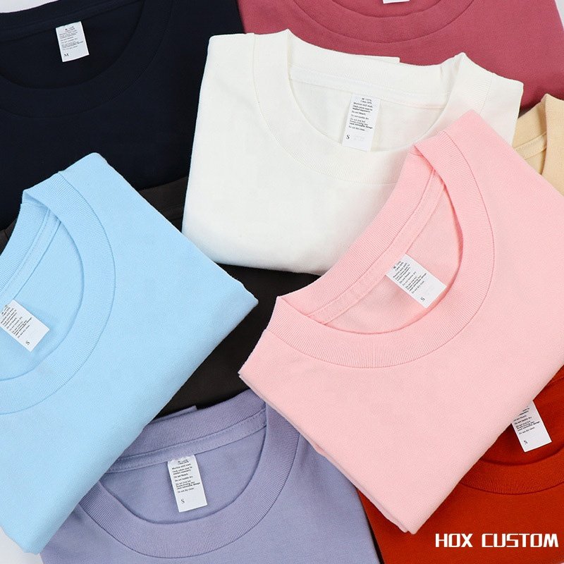 100% Cotton Short Sleeve Plain Fruit Of The Loom T-shirt Custom Logo Design Blank T shirt with Personalized logo for men Tshirt