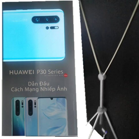 like paper electroluminescent X banner with animation effect illumination X stand factory offered