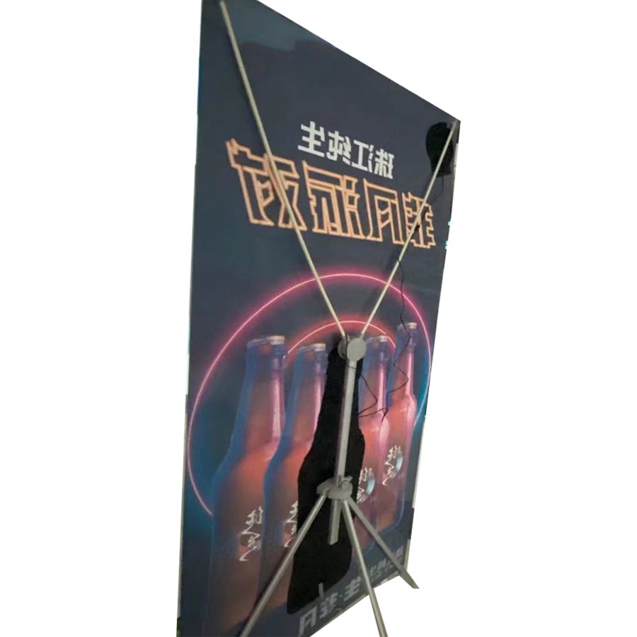 like paper electroluminescent X banner with animation effect illumination X stand factory offered
