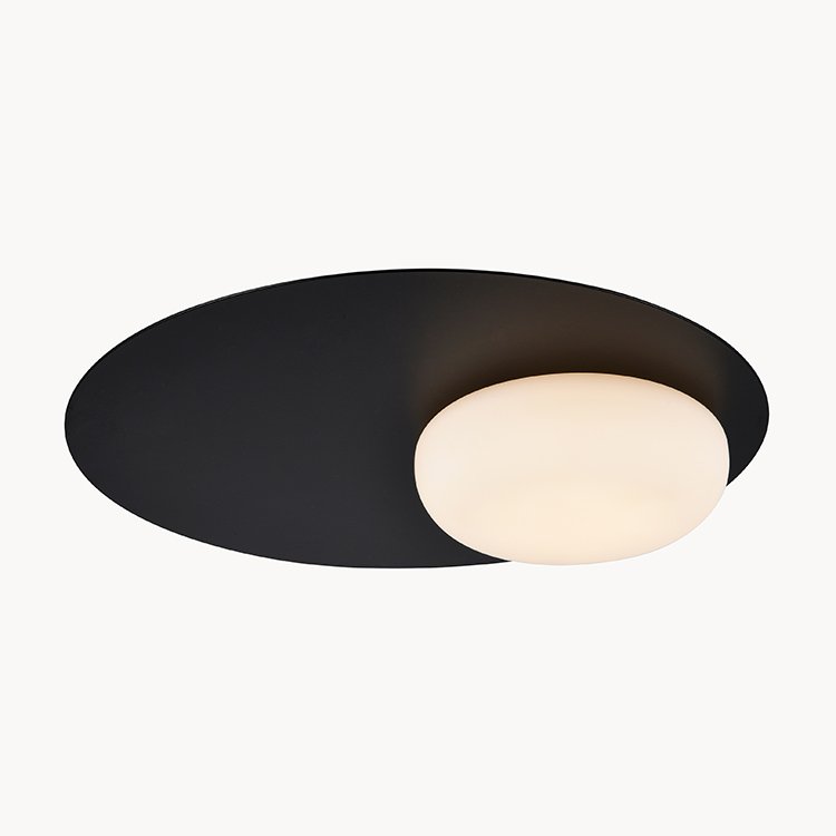 Led wall lamp Top Selling Products Ceiling Light Bedroom Usage Black Iron Glass LED Wall Light