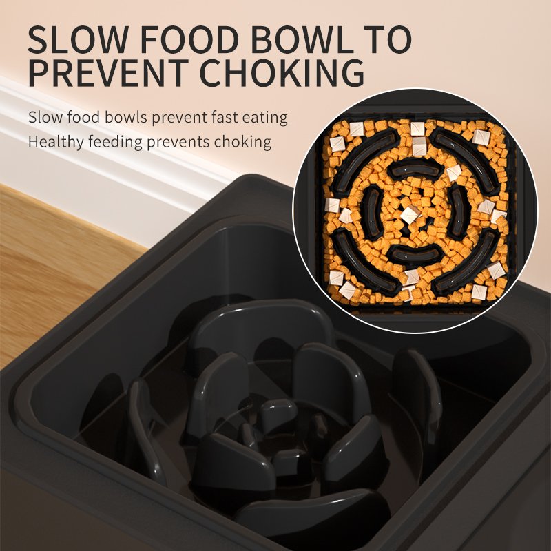 ELSPET Pet Products 2024 Custom Logo Dog Food Bowl Adjustable Raised 3 Dog Bowl Stand Elevated Feeder for Dogs Cats